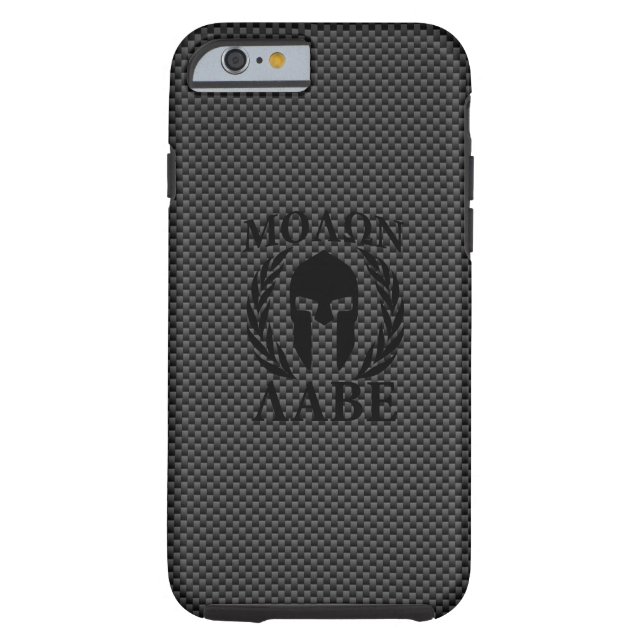 Molon Labe spartanischer Case-Mate iPhone Hülle (Rückseite)