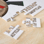 Molon Labe - spartanisches Schild Puzzle (Seite)