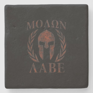 Molon Labe spartanisches Steinuntersetzer
