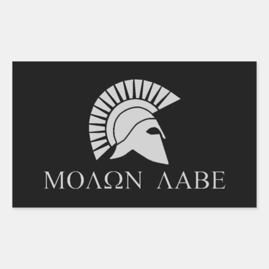 Molon Labe Sticker - Blatt 4 (Vorderseite)