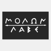 Molon Labe Sticker Set (Vorderseite)