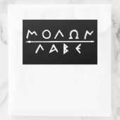 Molon Labe Sticker Set (Tasche)