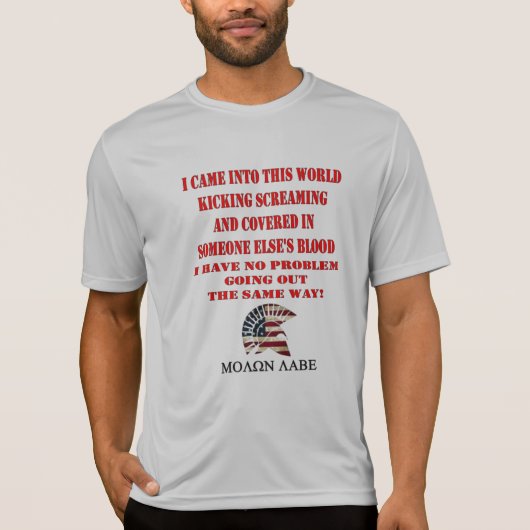 MOLON LABE T-Shirt (Vorderseite)