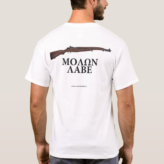Molon Labe T - Shirt (Rückseite)