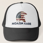 Molon Labe! Truckerkappe (Vorderseite)