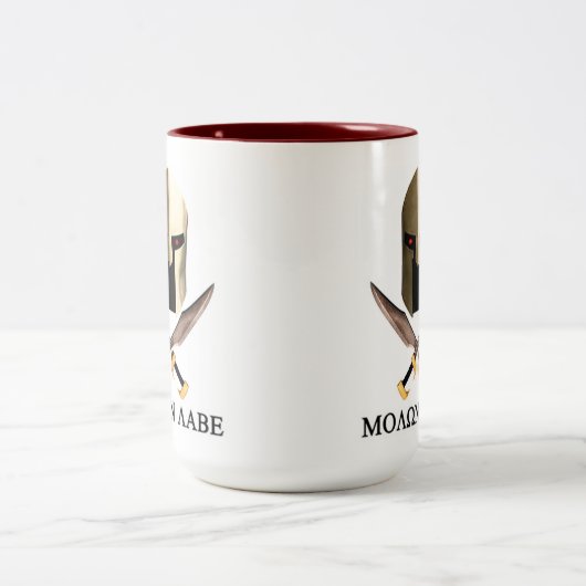 MOLON LABE ZWEIFARBIGE TASSE (Mittel)