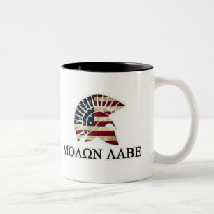 MOLON LABE ZWEIFARBIGE TASSE