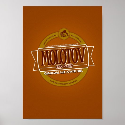 Molotov Cocktail Beer Poster (Vorne)