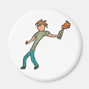 Molotov Cocktail Magnet