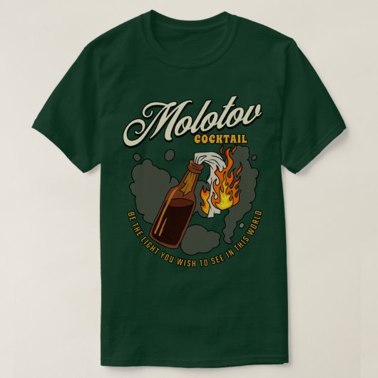 Molotov-Cocktail T-Shirt (Design vorne)