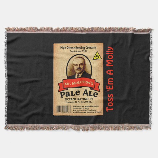 Molotovs Etikett für bleifreie Ale Decke (Vorderseite)