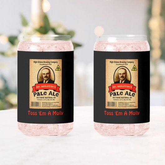 Molotovs Etikett für bleifreie Ale Dosenglas (Insitu (Hochzeit))