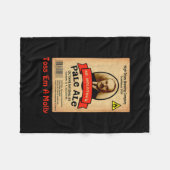 Molotovs Etikett für bleifreie Ale Fleecedecke (Vorderseite (Horizontal))