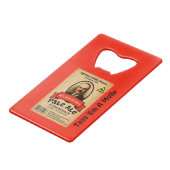 Molotovs Etikett für bleifreie Ale Geldbeutel Flaschenöffner (Vorderseite Schrägansicht)