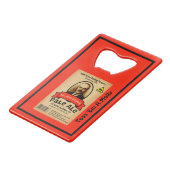 Molotovs Etikett für bleifreie Ale Geldbeutel Flaschenöffner (Vorderseite Schrägansicht)