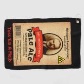 Molotovs Etikett für bleifreie Ale Golfhandtuch (Horizontal)