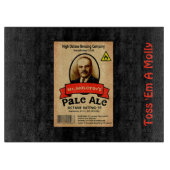 Molotovs Etikett für bleifreie Ale Schneidebrett (Vorderseite)