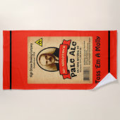 Molotovs Etikett für bleifreie Ale Strandtuch (Vorderseite)