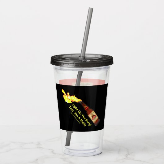 Molotows blasser Ale Acryltrinkbecher (Rückseite)