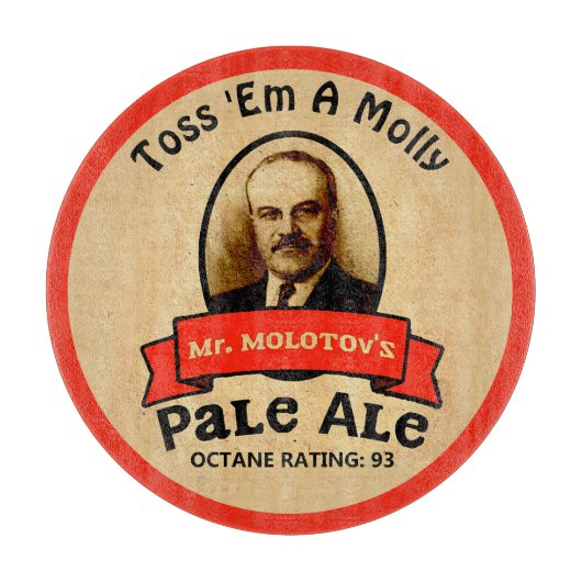 Molotows blasser Ale Schneidebrett (Vorderseite)