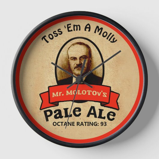 Molotows blasser Ale Uhr (Vorderseite)