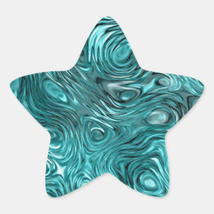 Molten Blue Aufkleber Star