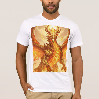 Molten Golden Dragon - Legendäre Fantasy Masterpie T-Shirt