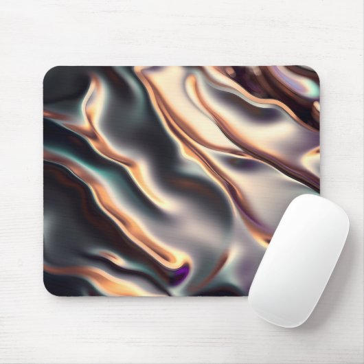Molten Iridescent Ripples Mousepad (Mit Mouse)