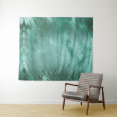 Molten Jade | Hintergrund des Smaragdgrünen Marmor Wandteppich (Beispiel (Horizontal))