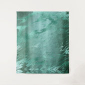 Molten Jade | Hintergrund des Smaragdgrünen Marmor Wandteppich (Vorderseite)