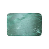 Molten Jade | Smarald Green Luxury Marble Badematte (Vorderseite)