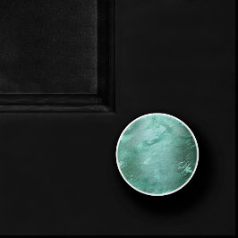 Molten Jade | Smarald Green Luxury Marble Keramikknauf