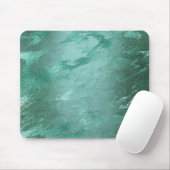 Molten Jade | Smarald Green Luxury Marble Mousepad (Mit Mouse)