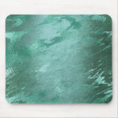 Molten Jade | Smarald Green Luxury Marble Mousepad (Vorne)