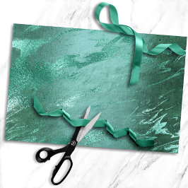 Molten Jade | Smarald Green Luxury Marble Seidenpapier