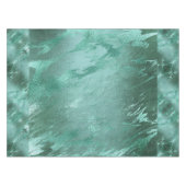 Molten Jade | Smarald Green Luxury Marble Tischdecke (Vorderseite (Horizontal))