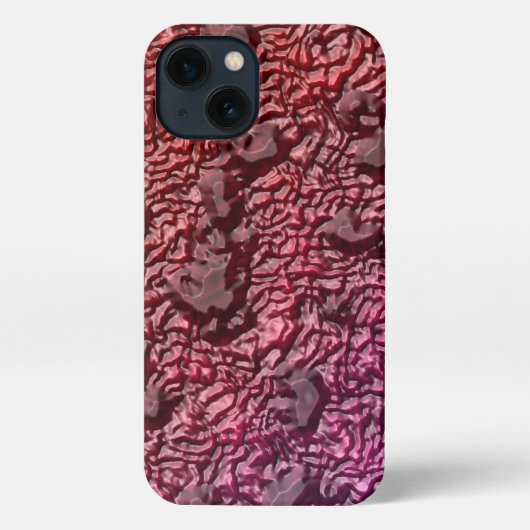 Molten Lava Camouflage iPhone Case Hülle (Rückseite)