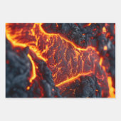 Molten Lava Geschenkpapier Set (Vorderseite 3)