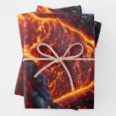 Molten Lava Geschenkpapier Set (Beispiel)