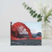 Molten Lava Postkarte (Stehend Vorderseite)