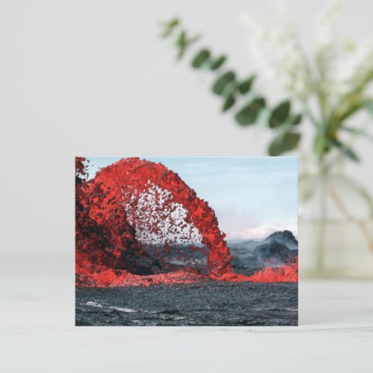 Molten Lava Postkarte (Stehend Vorderseite)