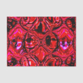 'Molten Red' Abstract Tissue Paper Seidenpapier (Vorderseite)