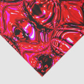 'Molten Red' Abstract Tissue Paper Seidenpapier (Ausschnitt)