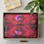'Molten Red' Abstract Tissue Paper Seidenpapier (Geschenk)