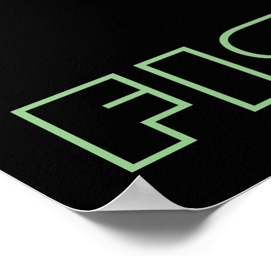 MOLTEN SALZFISSION THORIUM REAKTOREN POSTER (Ecke)