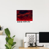 Molten Skies Poster (Heimbüro)