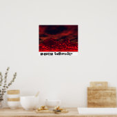 Molten Skies Poster (Küche)
