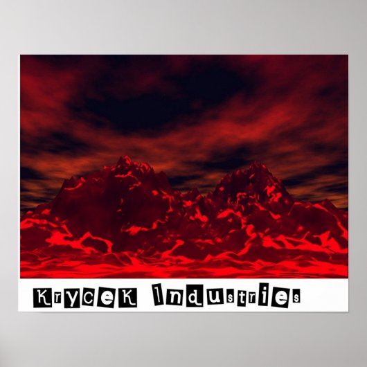 Molten Skies Poster (Vorne)