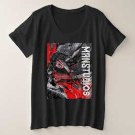 Molten Soul Große Größe T-Shirt