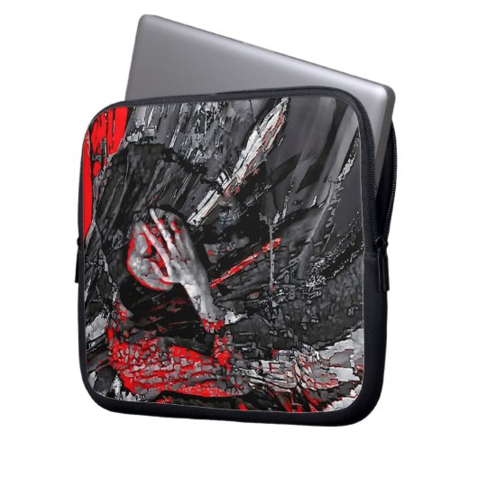 Molten Soul Laptopschutzhülle (Vorderseite Links)